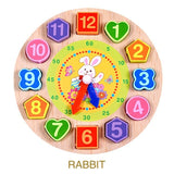 Wooden Clocks Toys  Montessori 3D Puzzle
