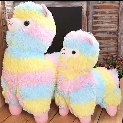 45cm Rainbow Alpaca Plush Toy