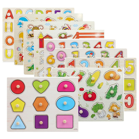 30cm Educational Wood Jigsaw Toy