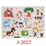 30cm Educational Wood Jigsaw Toy