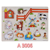 30cm Educational Wood Jigsaw Toy