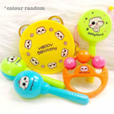 5pcs Baby Rattle Toy Set Music