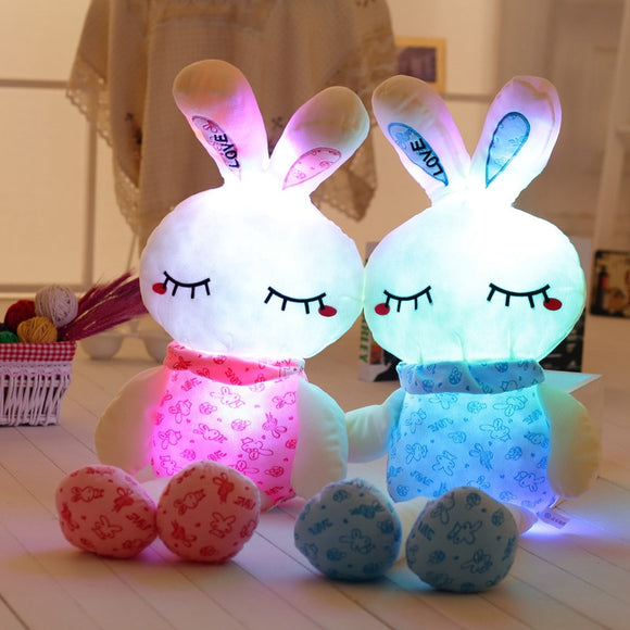 75/100cm Colorful Rabbit Plush Toy
