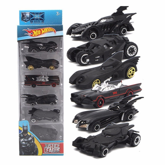 6 Pcs Bat Chariot Set Car Models