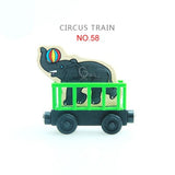 Wood Magnetic Train Toys