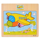 12 Piece Puzzle Wooden Toys Kids