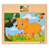 12 Piece Puzzle Wooden Toys Kids