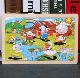 24 Pieces Wooden Puzzle