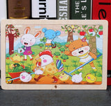 24 Pieces Wooden Puzzle