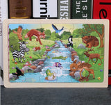 24 Pieces Wooden Puzzle