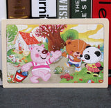 24 Pieces Wooden Puzzle