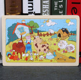 24 Pieces Wooden Puzzle