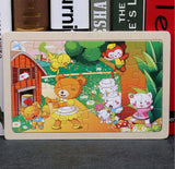 24 Pieces Wooden Puzzle